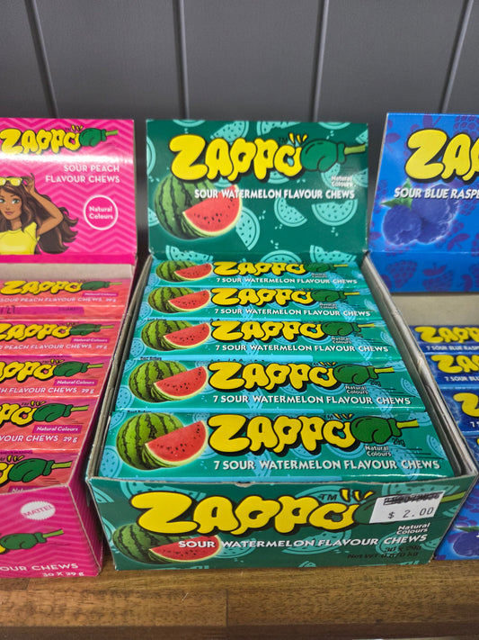 Zappo - Sour Watermelon Flavour Chews